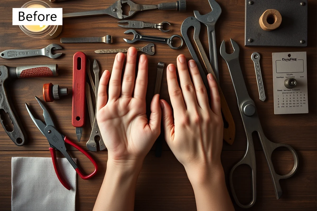 affordable hardware swaps before — Affordable Hardware Swaps Before (the finished result)